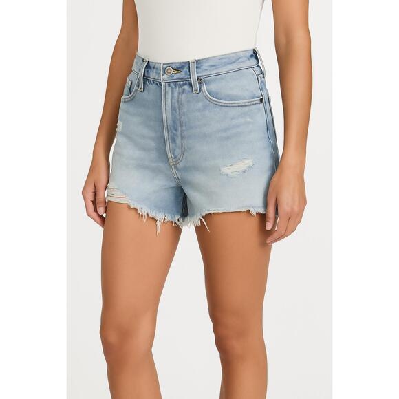Free People Pants - Free People Light Blue Cut Off Denim Distressed Frayed Hem Shorts W29